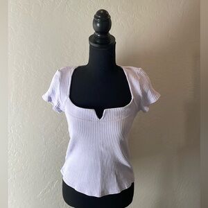 Free People Lilac Tee